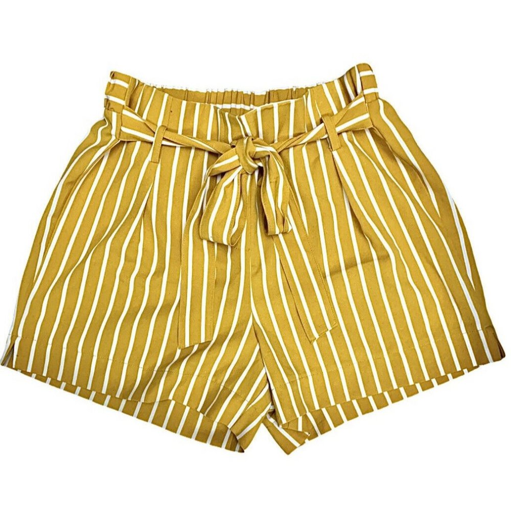 MOSAIC & CO High Rise Shorts with Tie Belt sz Smal